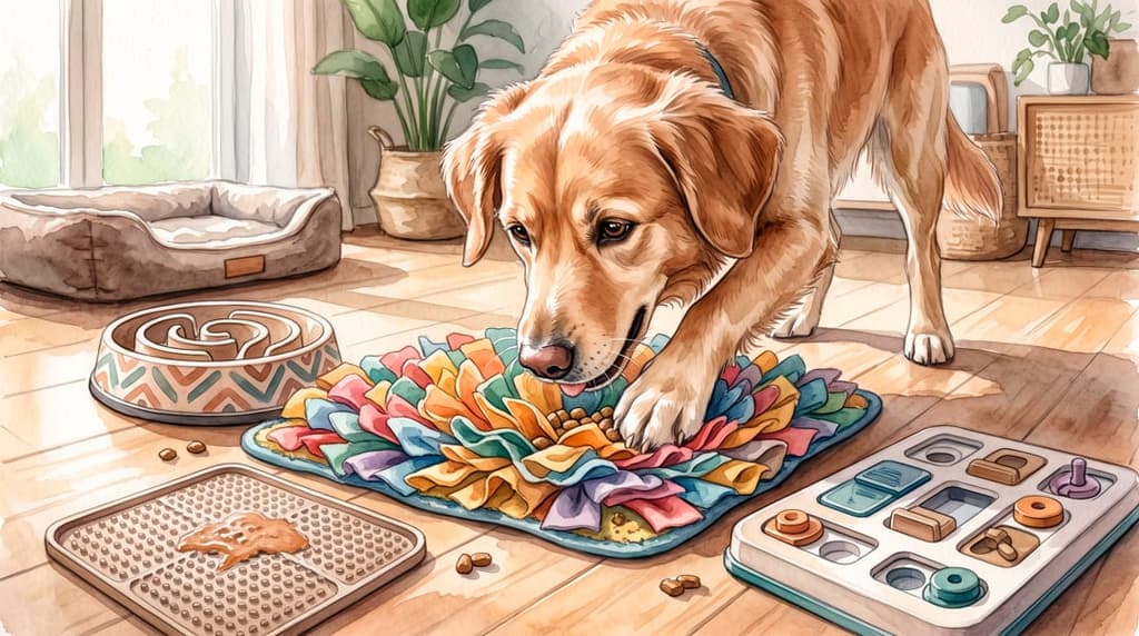 Нюхательные коврики и кормушки-головоломки: почему они стали популярны у владельцев собак?